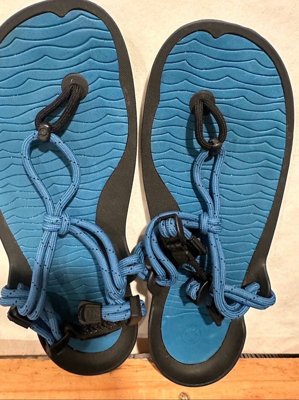 Xero Shoes Z-Trail EV Sport Sandals Blue Black Women’s 8 Barefoot Hiking